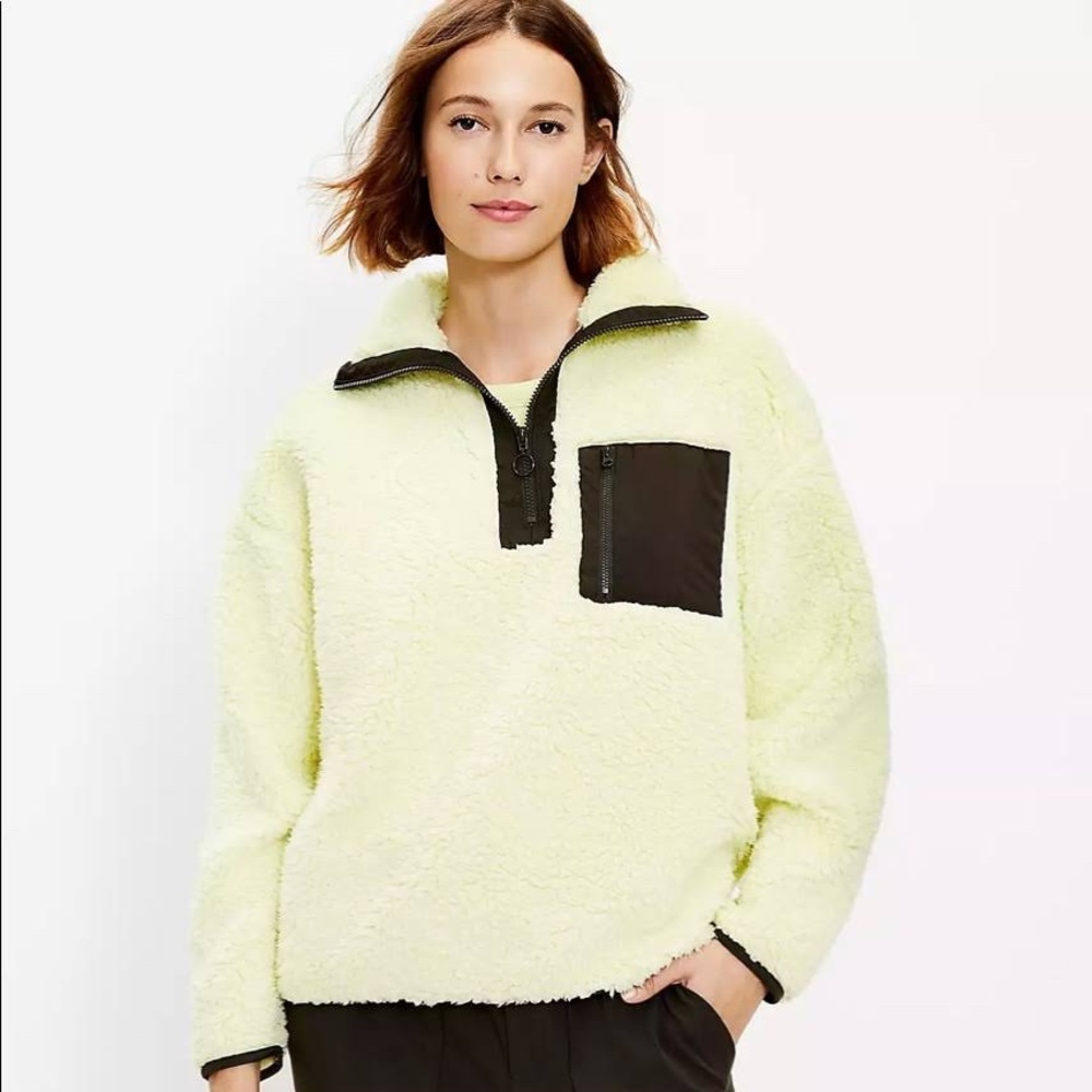 💚🤎Lou&Grey Cozy Up Sherpa Jacket. NWOT. XXL💚🤎